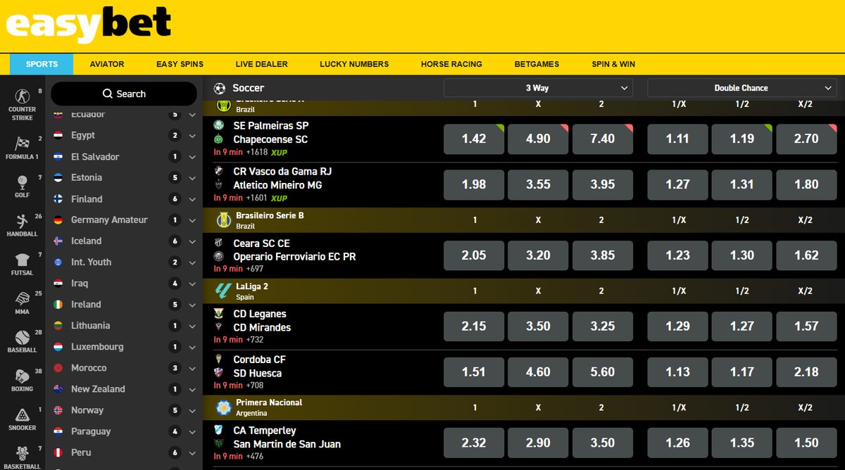 Easybet Sportsbook Platform
