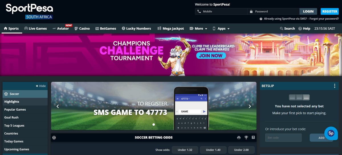SportPesa Sportsbook Platform