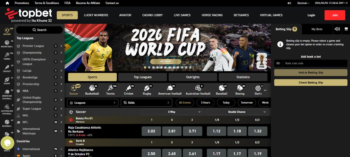 TopBet Sportsbook Platform
