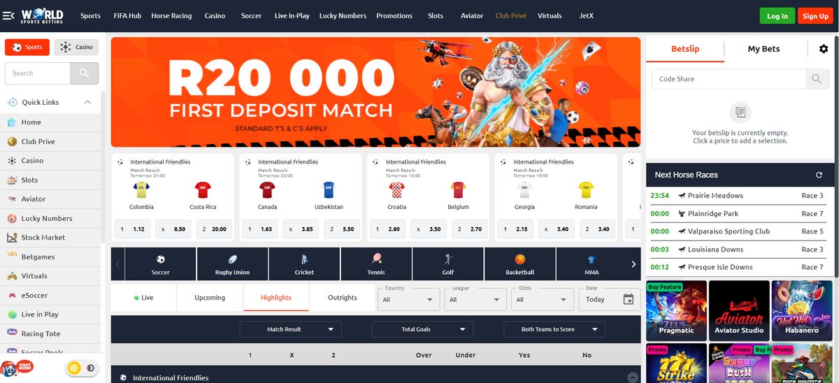 World Sports Betting Sportsbook Platform